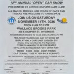 car show in inverness florida on november 14