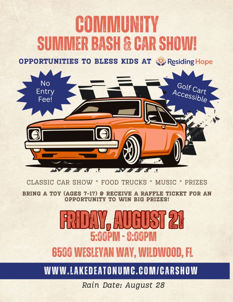 car show in wildwood florida on august 21