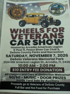 car show in arcadia florida on november 7