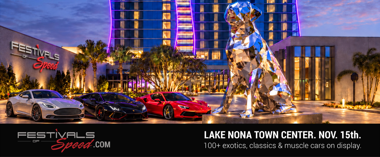car show in orlando lake nona florida on november 15