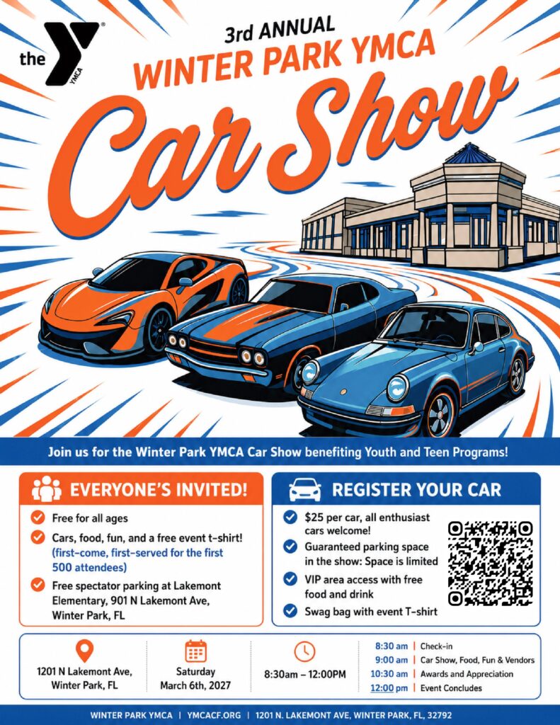 car show in winter park florida on march 6