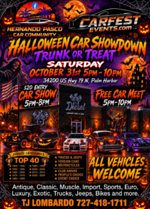 car show in palm harbor florida on october 31