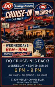 car show in wesley chapel florida on wednesdays