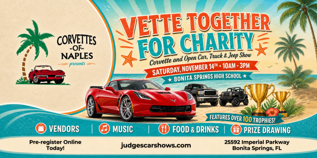 corvette car show in bonita springs florida on november 14