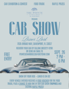car show in davenport florida on september 26
