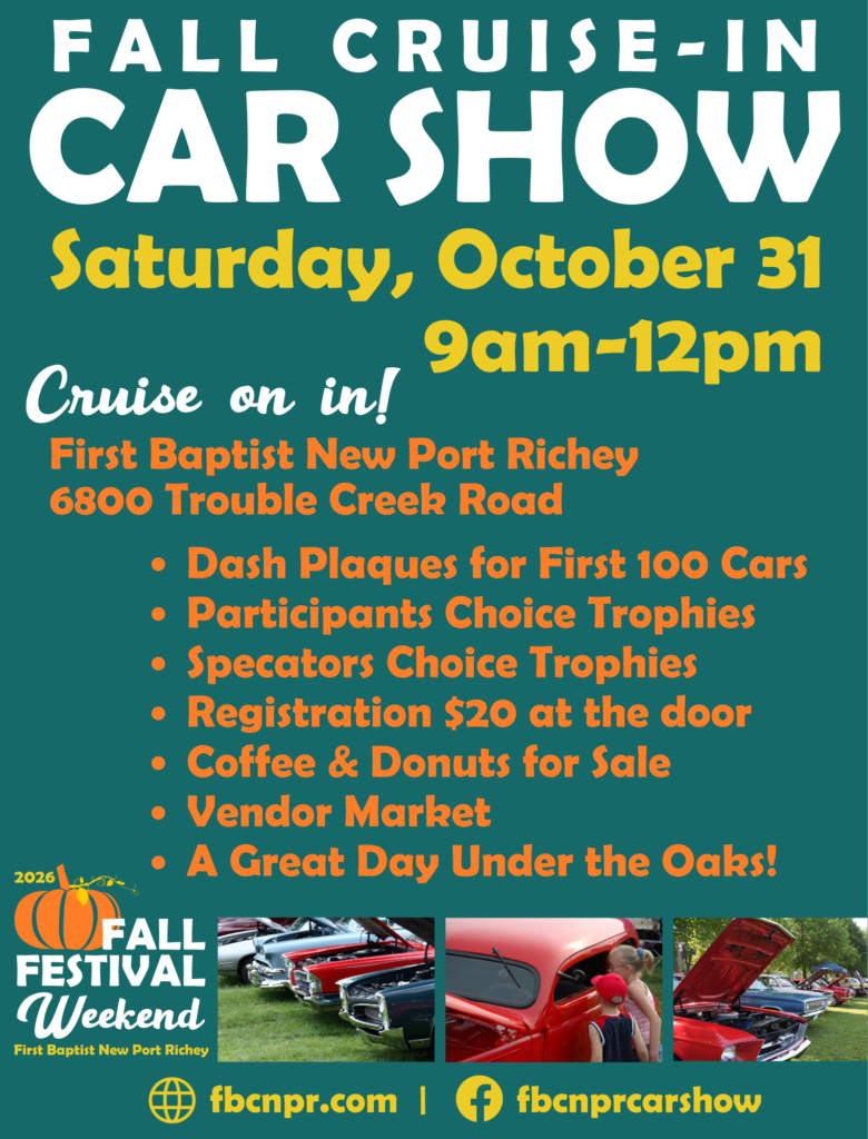 car show in new port richey florida on october 31