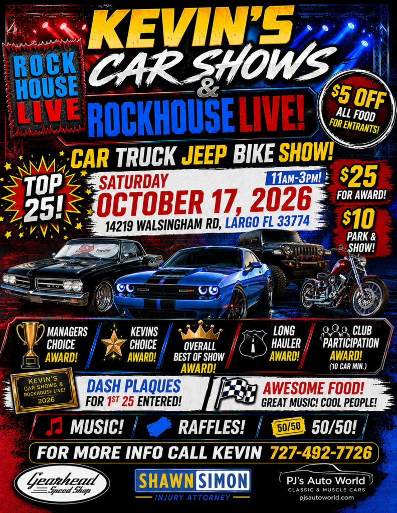 car show in largo florida on october 17