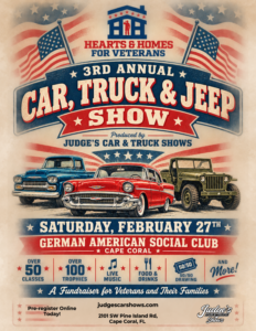 car show in cape coral florida on february 27