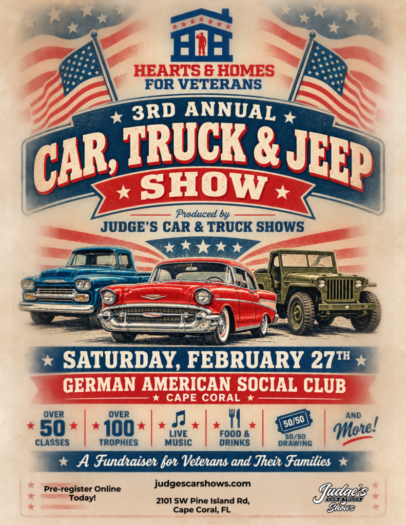 car show in cape coral florida on february 27