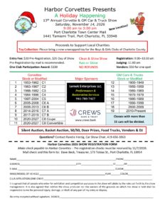corvette gm car show in port charlotte florida on november 14