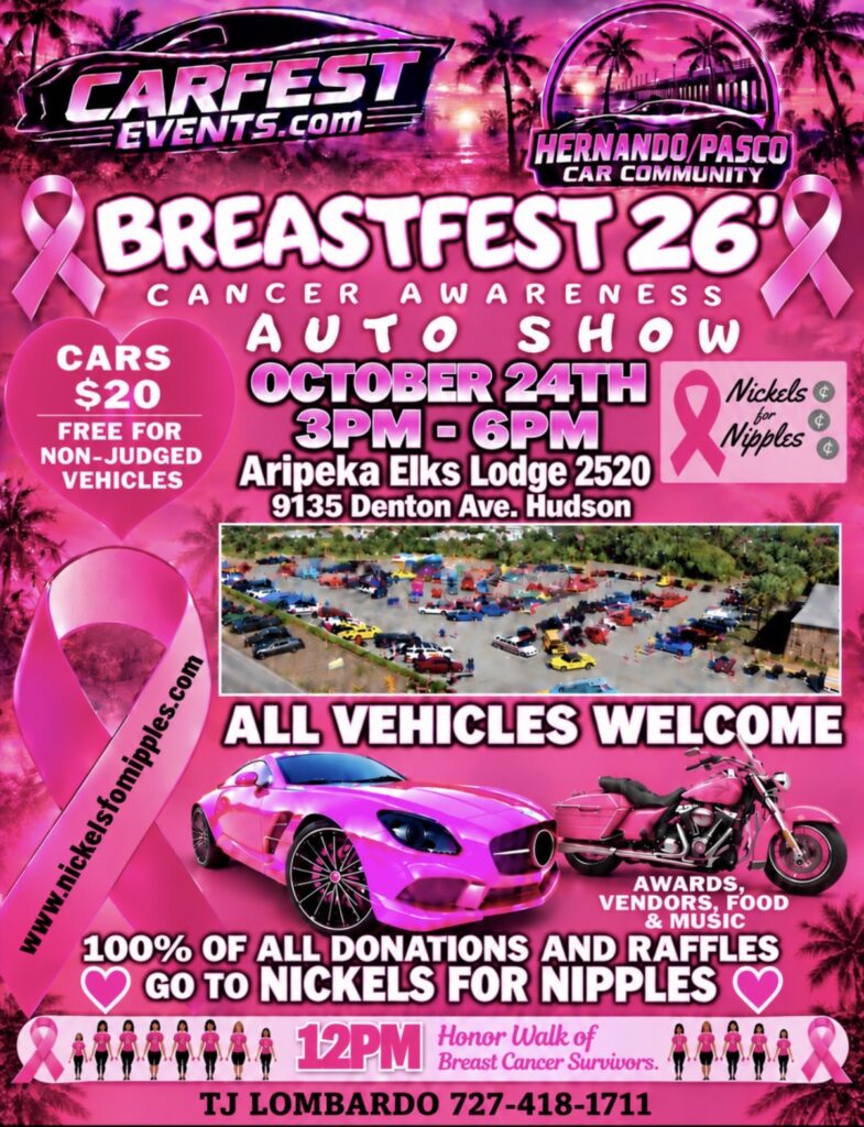 car show in hudson florida on october 24