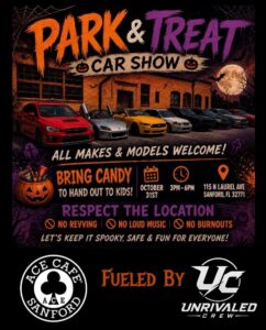 car show in sanford in florida on october 31