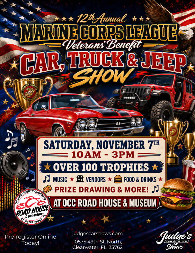 car show in clearwater florida on november 7