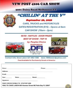 car show in melbourne florida on september 26