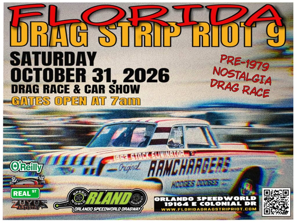 drag racing car show in orlando florida on october 31