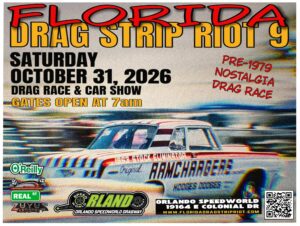 drag racing car show in orlando florida on october 31
