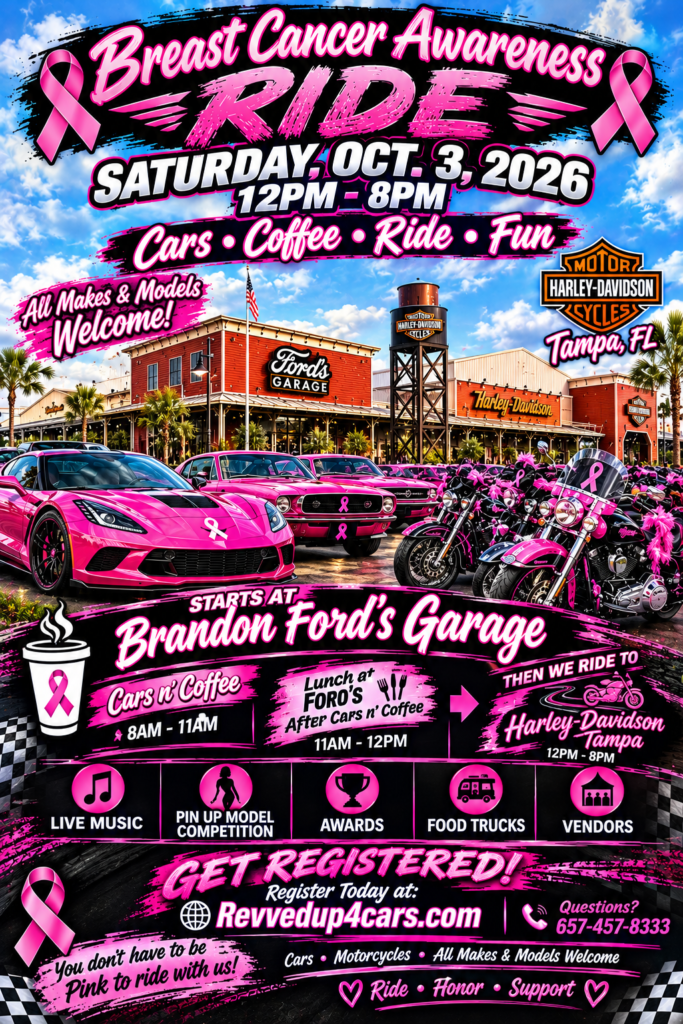 car show rally in brandon florida on october 3