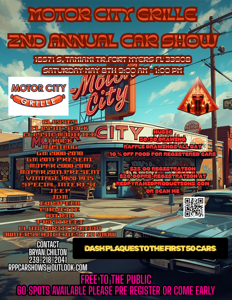 car show in fort myers florida on may 8