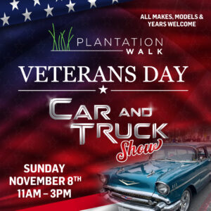 car show in plantation florida on november 8
