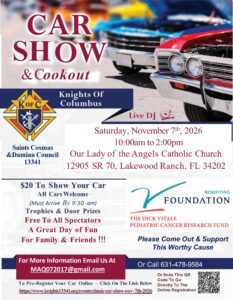 car show in lakewood ranch florida on november 7