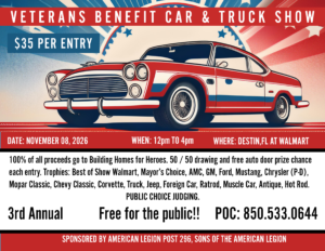 car show in destin florida on december 8