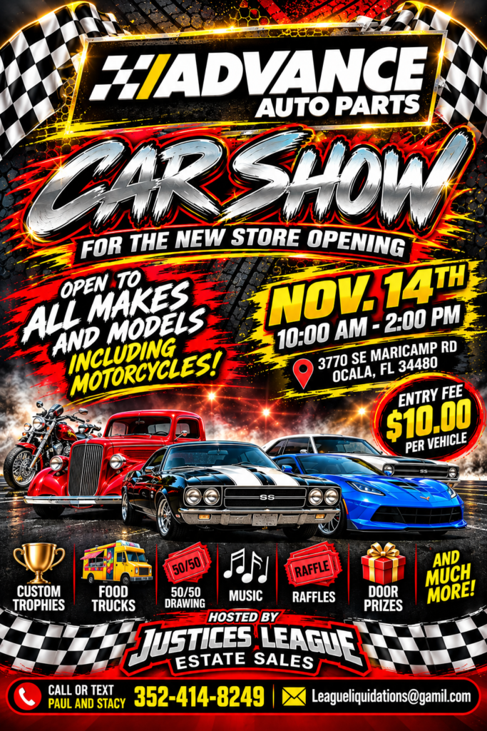 car show in ocala florida on november 14
