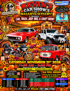 car show in masaryktown florida on november 21