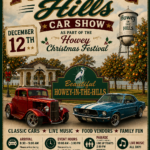 car show in howey in the hills florida on december 12