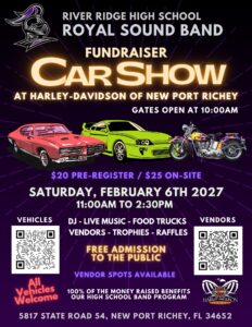 car show in new port richey florida on february 6