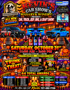 car show in Masaryktown florida on october 31