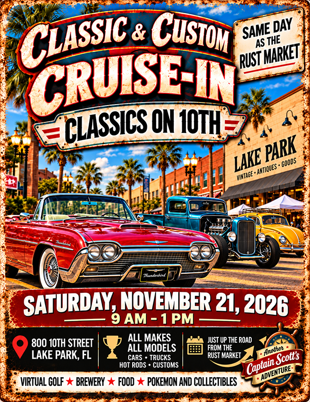 car show in lake park florida on november 21