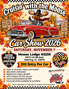 car show in sebring flroida on november 7