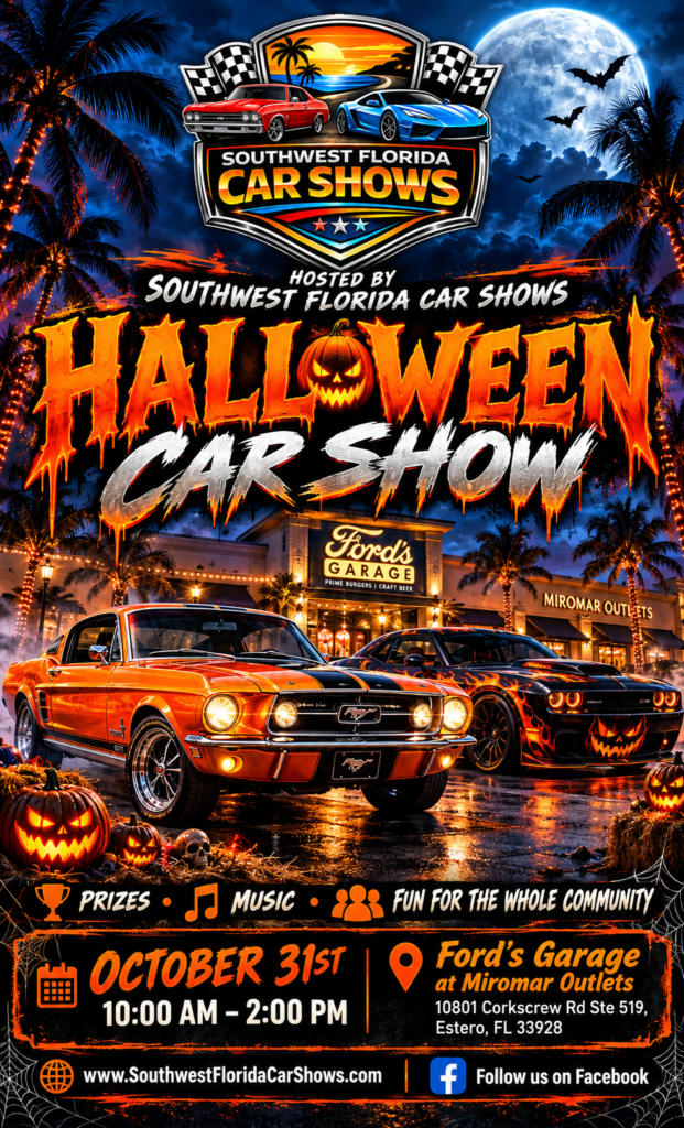 car show in estero flroida on october 31