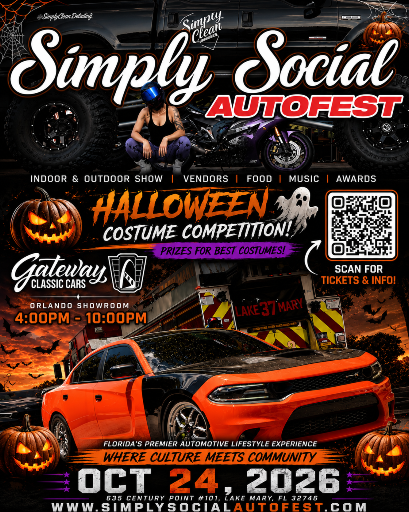 car show in lake mary florida on october 24