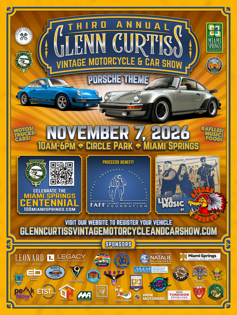 car show in miami springs florida on november 7
