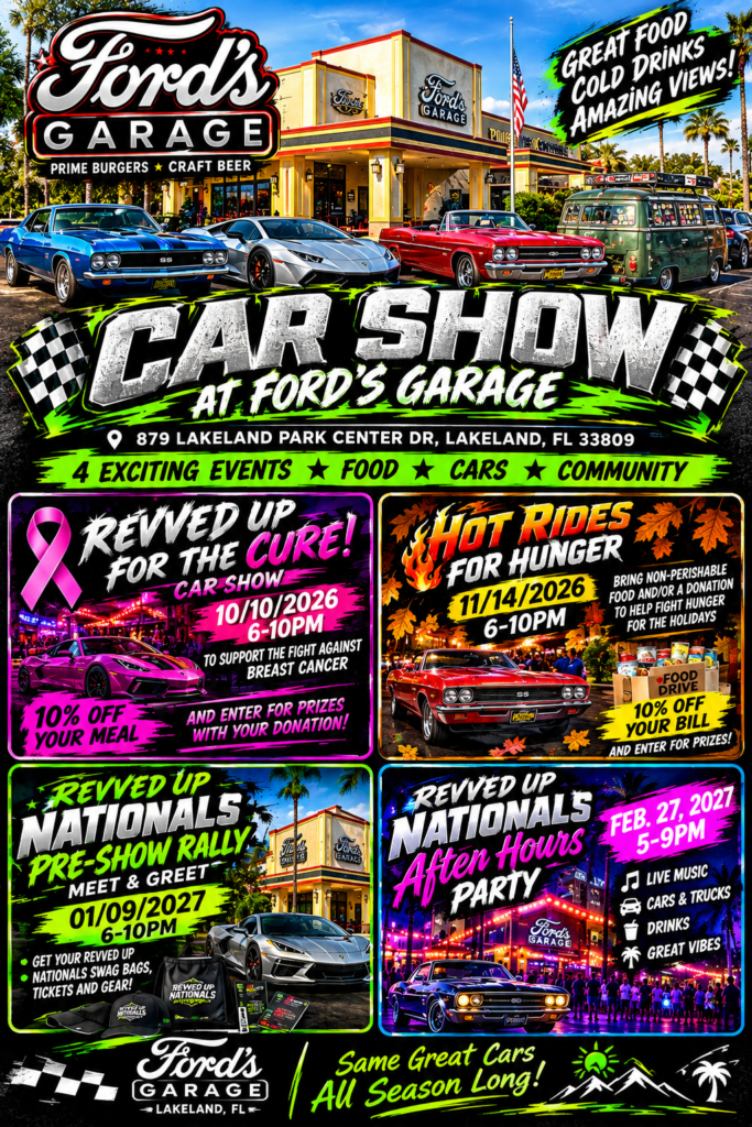 car show in lakeland florida on october 10