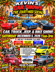 car show in holiday florida on december 5
