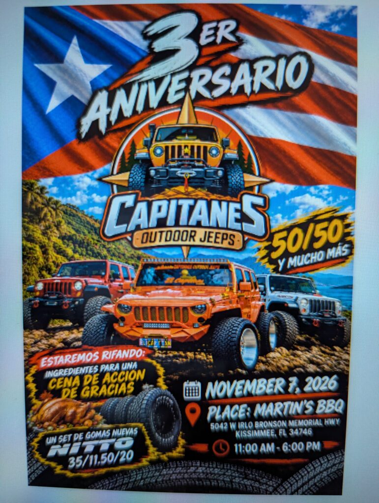 jeep show in kissimmee florida on november 7