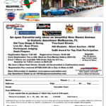 Corvette car show in melbourne florida on october 17