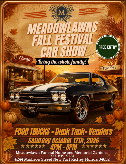 car show in new port richey florida on october 17